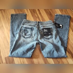 Stylish Silver Blue Jeans